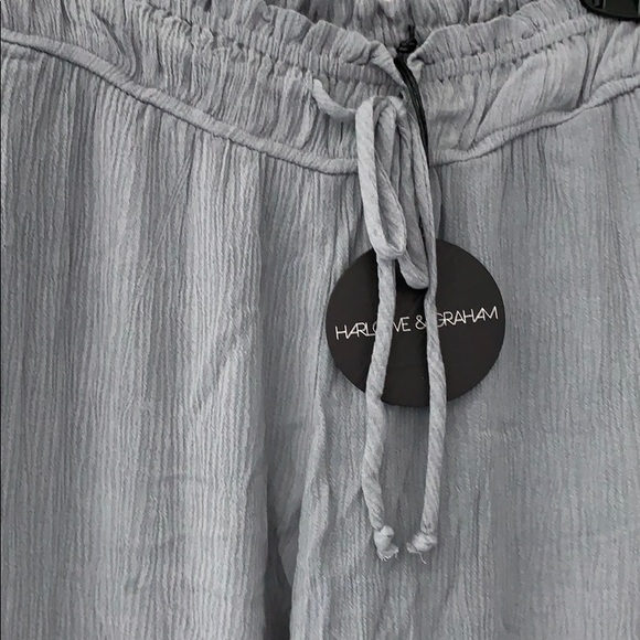 🆕 Harlowe & Graham Drawstring Pants w/Pockets - Picture 3 of 3